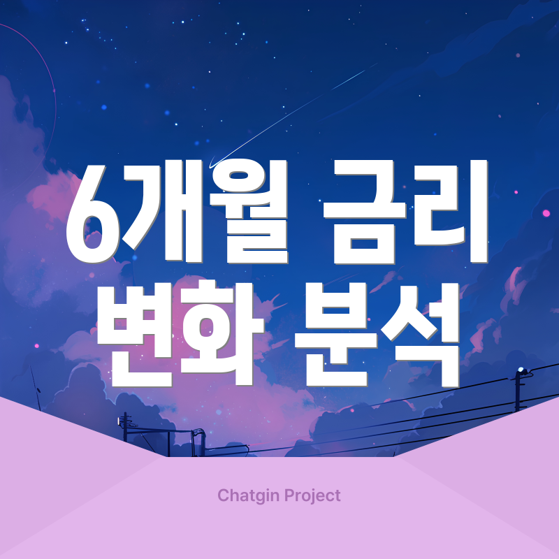 6개월 금리 변화 분석