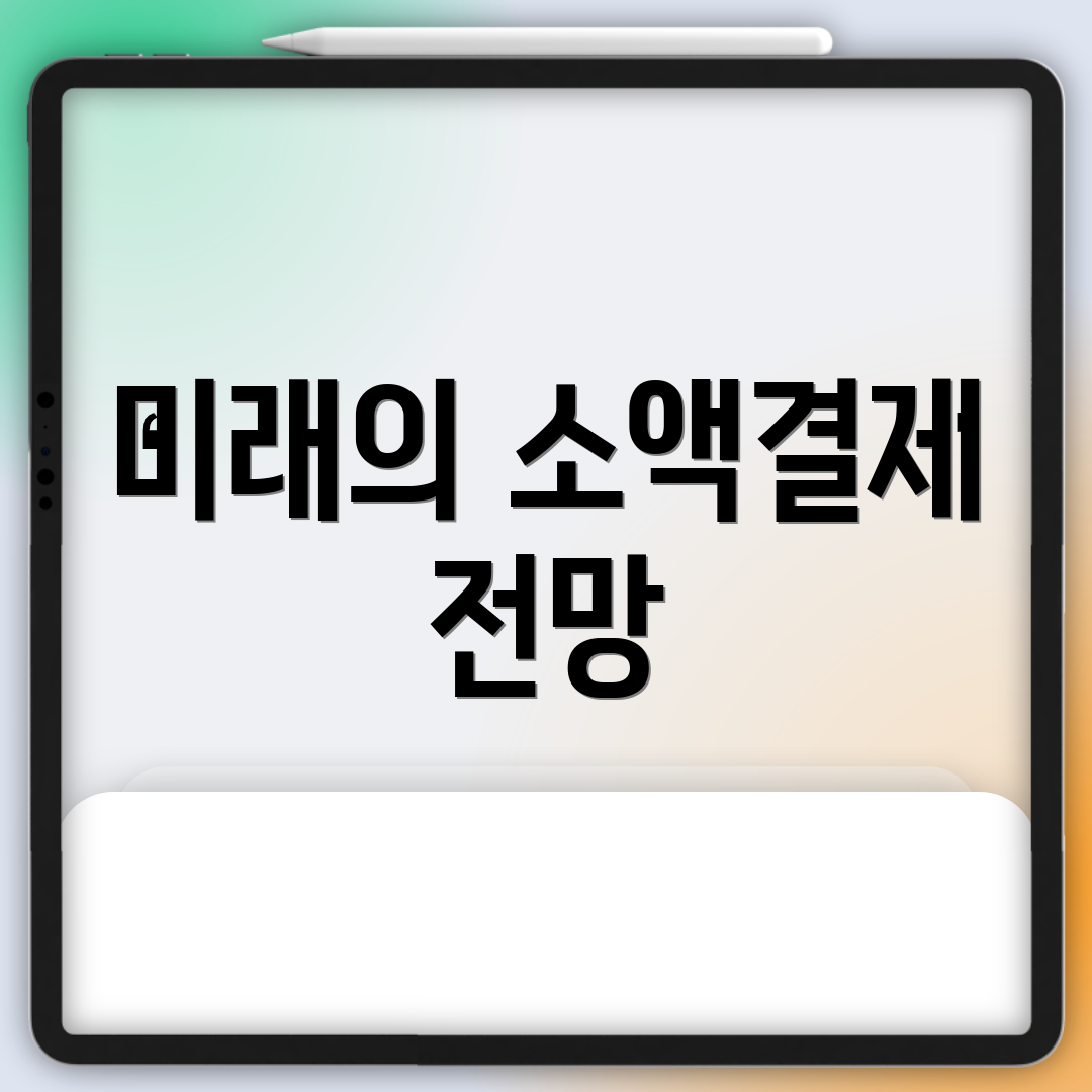 미래의 소액결제 전망