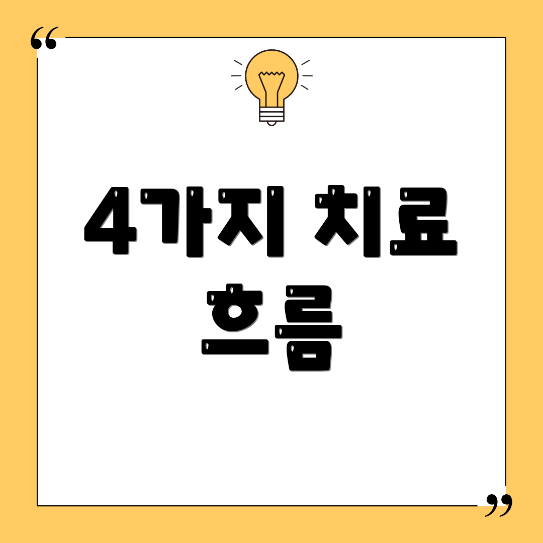 4가지 치료 흐름