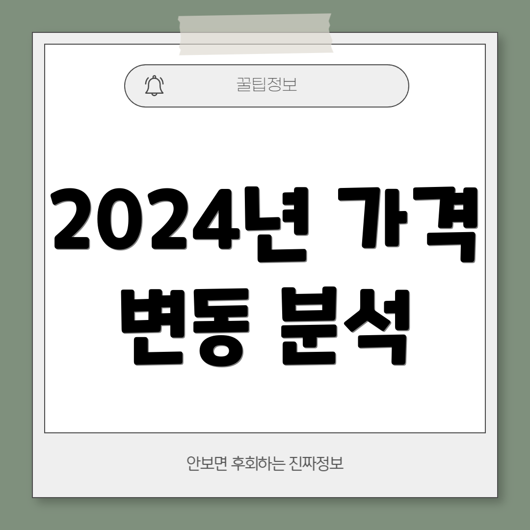 2024년 가격 변동 분석